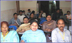 Seminar Participants in Training Hall